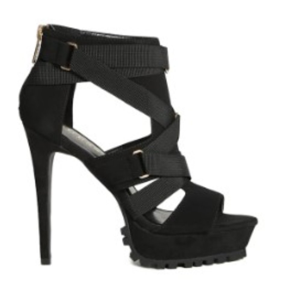 Guess Factory Women's Zazzy Strappy Heels
